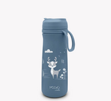 Nuvita Thermal Steel Water Bottle with Silicone Pourer and Straw