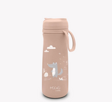 Nuvita Thermal Steel Water Bottle with Silicone Pourer and Straw