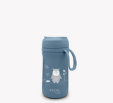 Nuvita Thermal Steel Water Bottle with Silicone Pourer and Straw