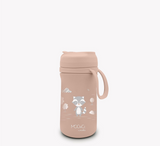 Nuvita Thermal Steel Water Bottle with Silicone Pourer and Straw