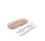 Nuvita Travel Cutlery Set with Case - Easy Eating 0M+