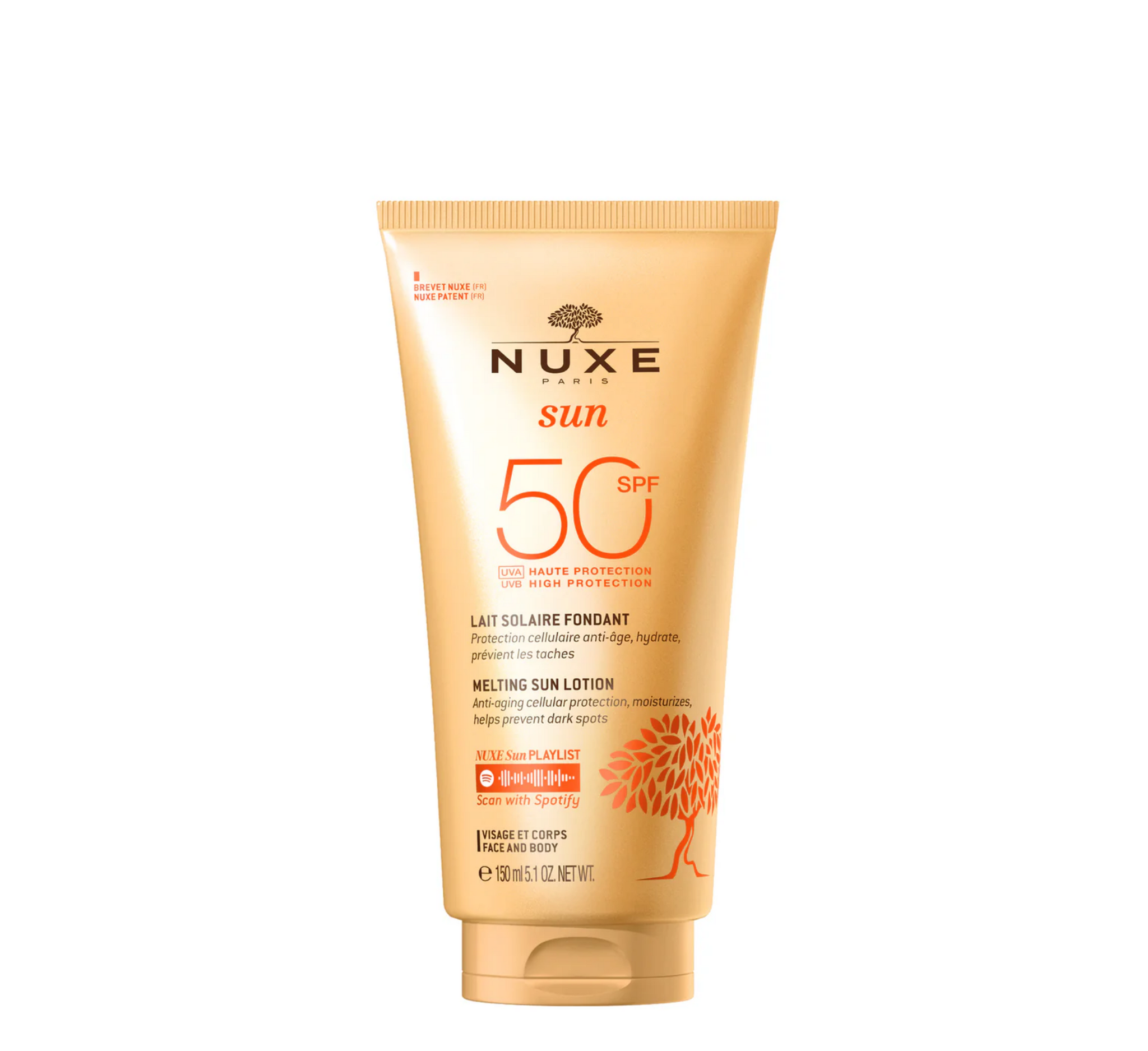 Nuxe Sun - Locion Dielli me Mbrojtje të Lartë SPF 50 (*150 ml)