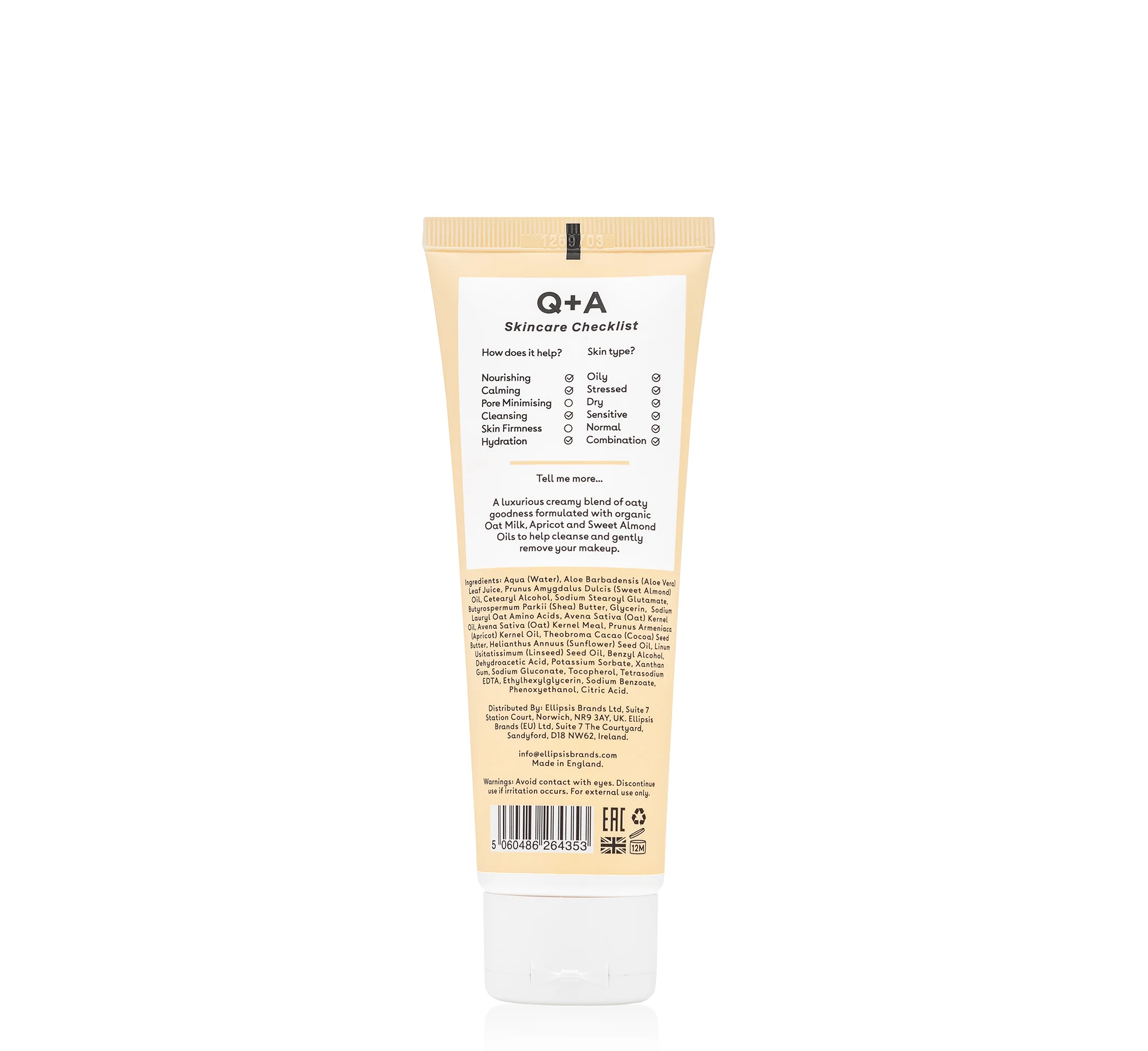 Oat Milk Cream Cleanser *125ml