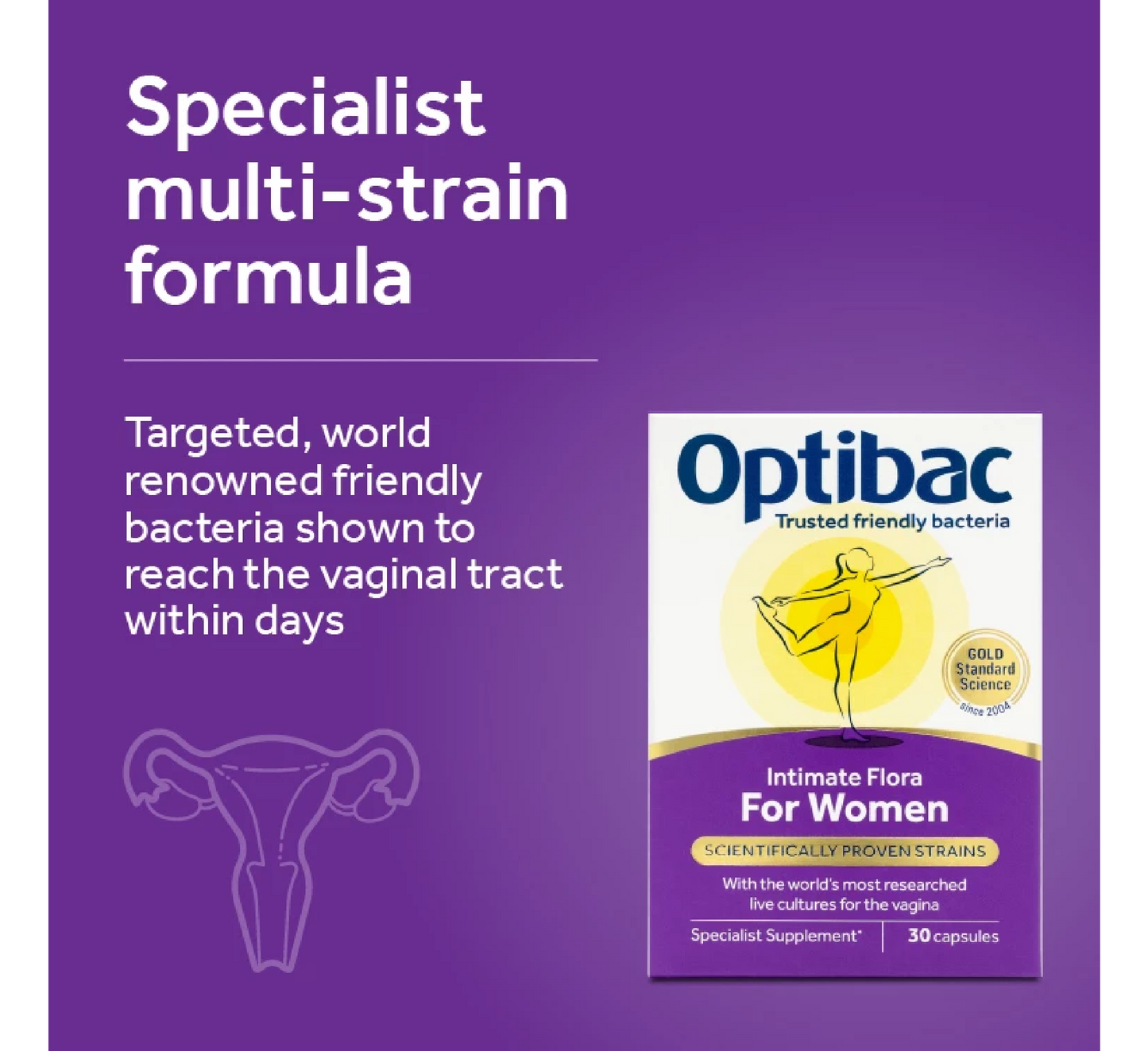 Optibac Intimate Flora For Women *30caps