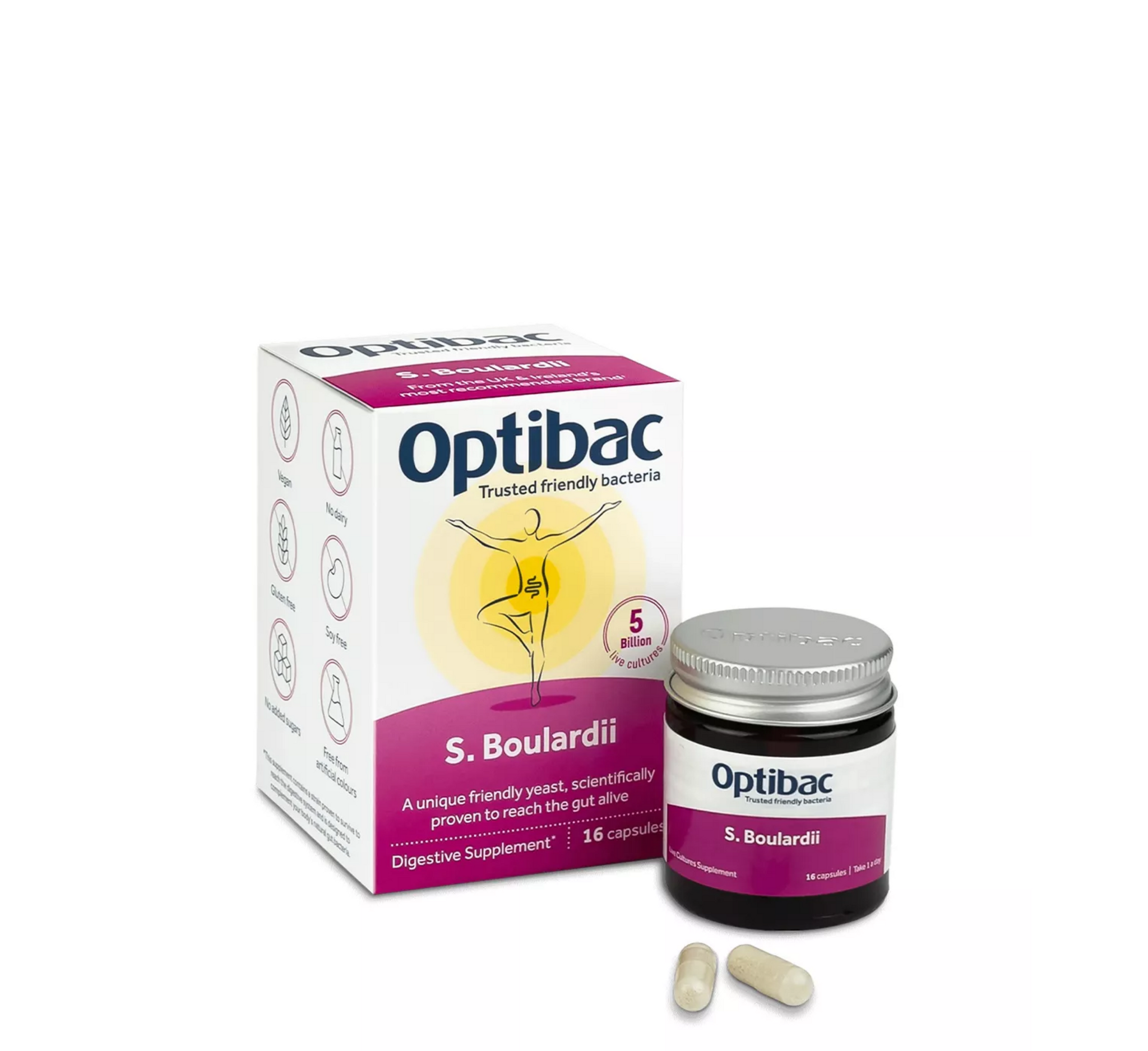 Optibac Saccharomyces Boulardii *16caps