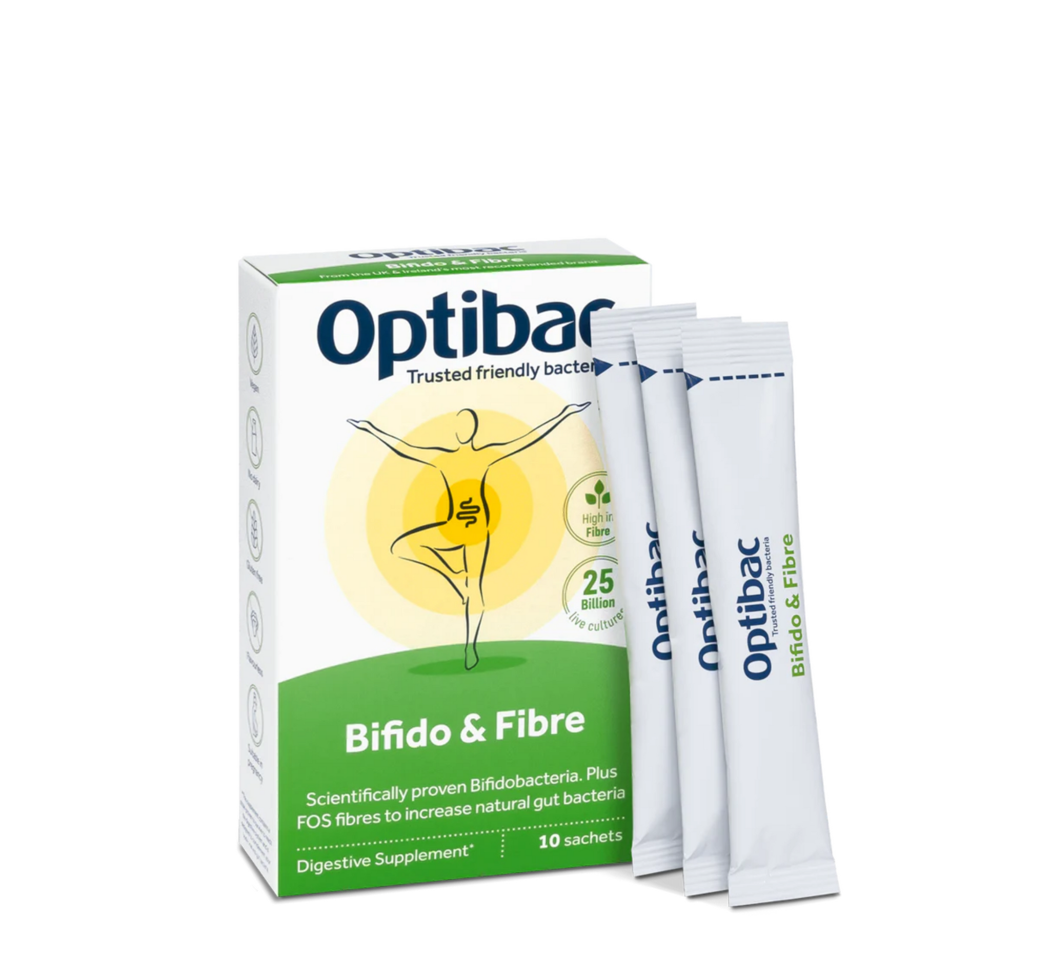 Optibac Bifido & Fibre Probiotics *10 bustina