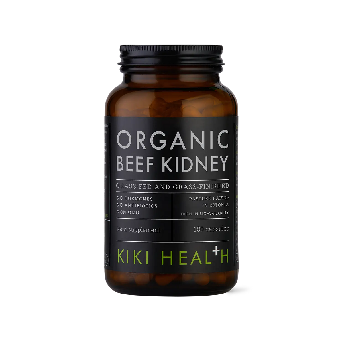 Organic Beef Kidney - 180 Capsules