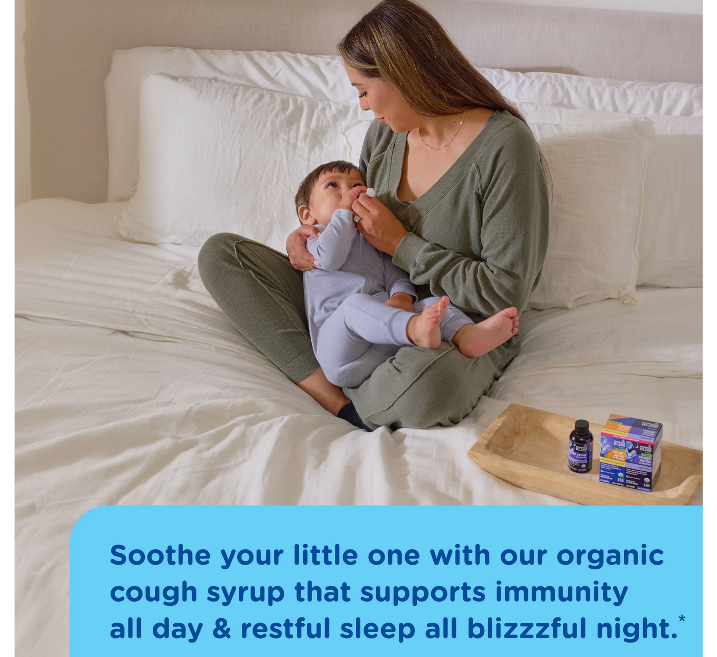 Shurup organik për kollën e foshnjave dhe mukus, duo për ditën dhe natën