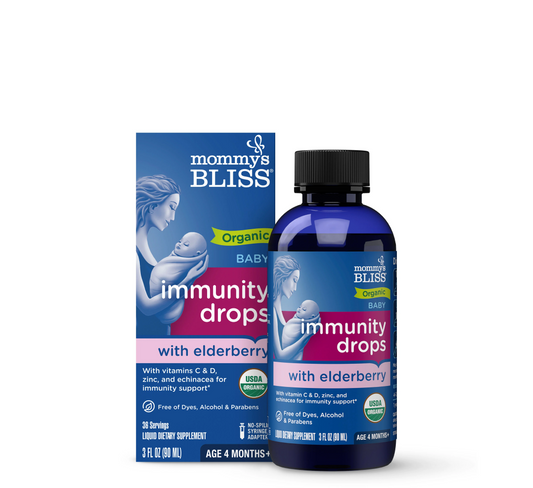 Organic Baby Immunity Drops with Elderberry *90ml