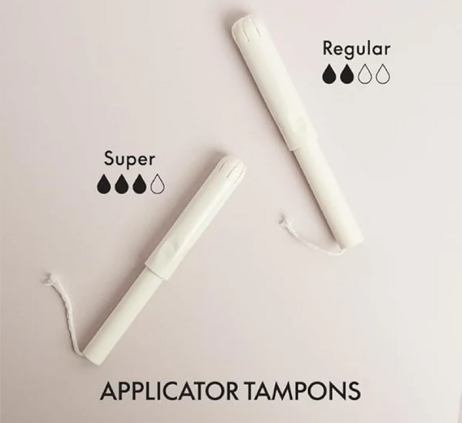 Organic Cotton Applicator Tampons