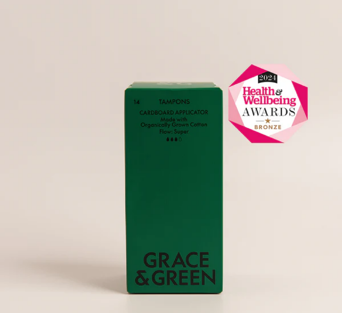 Organic Cotton Applicator Tampons