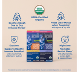 Shurup organik për kollë dhe mukus për fëmijë, duo ditë dhe natë