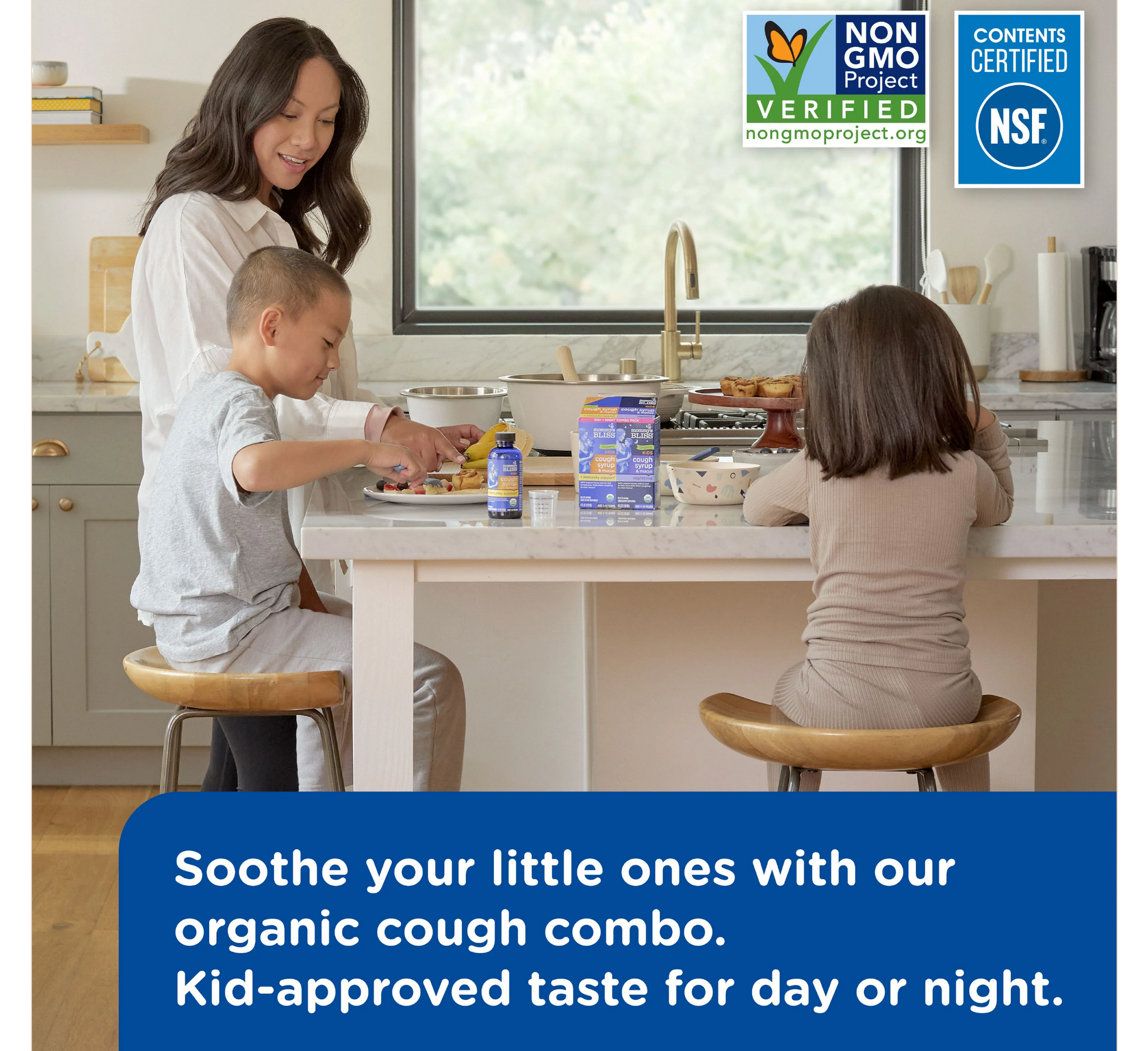 Shurup organik për kollë dhe mukus për fëmijë, duo ditë dhe natë