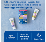 Xhel Masazhi Qetësues Organik Little Gums Kombinim Dite/Nate (2x15gr)