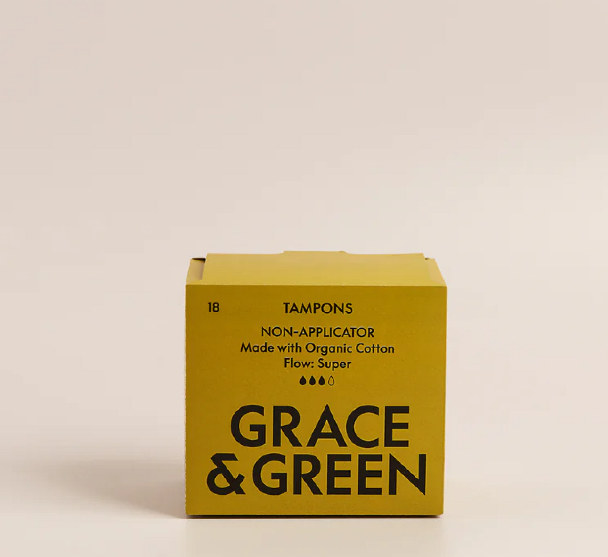 Organic Cotton Non-Applicator Tampons