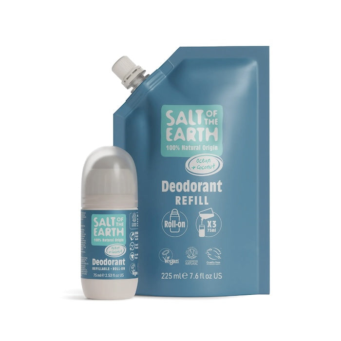 Natural Deodorant Roll-On – Refill 225ml