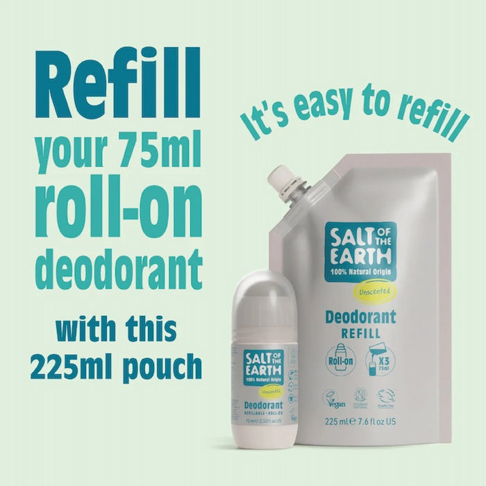 Natural Deodorant Roll-On – Refill 225ml