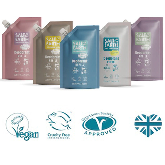 Natural Deodorant Roll-On – Refill 225ml