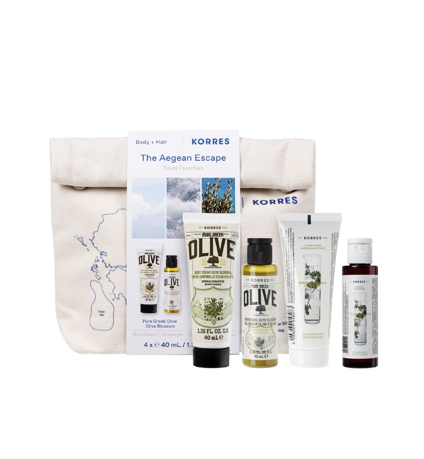 The Aegean Escape Travel Essentials Set