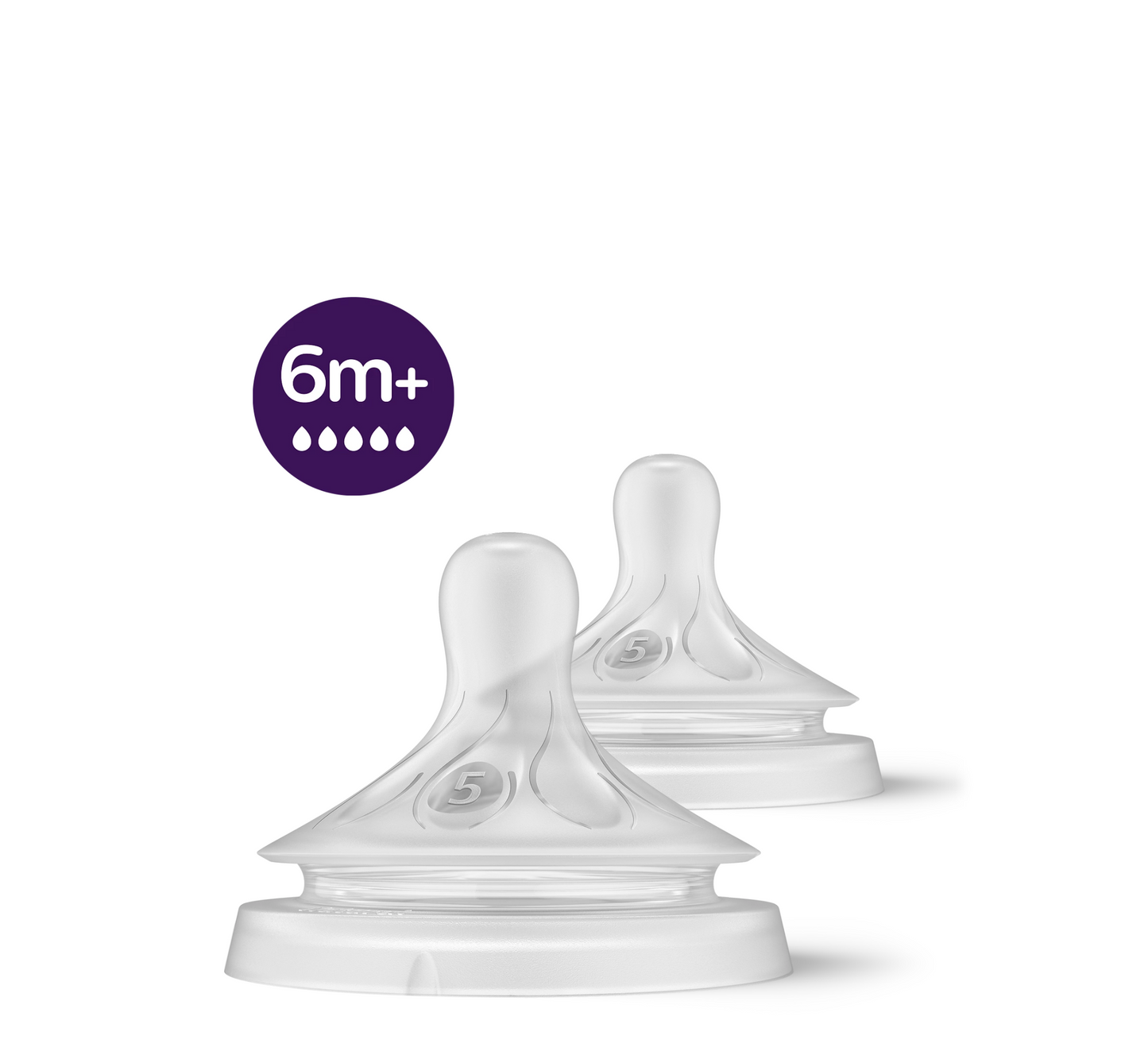 PHILIPS AVENT SCY965/02 BIBERON USHQYES NATURAL 6M+ (5 pika)