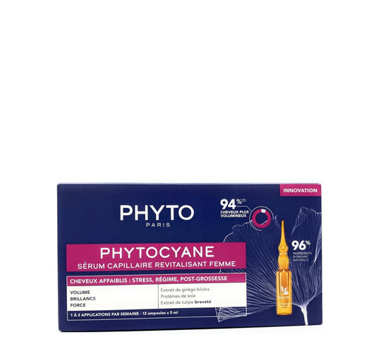 PHYTOCYANE Treatment Women React (*12x5ml) - Halsa