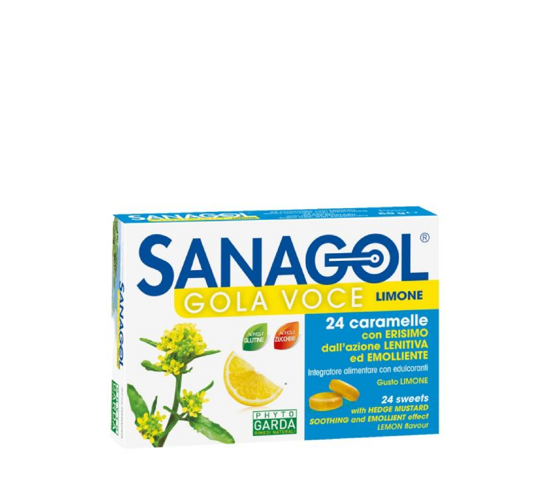 PHYTO GARDA SANAGOL GOLA VOCE LIMONE LOZENGES 24
