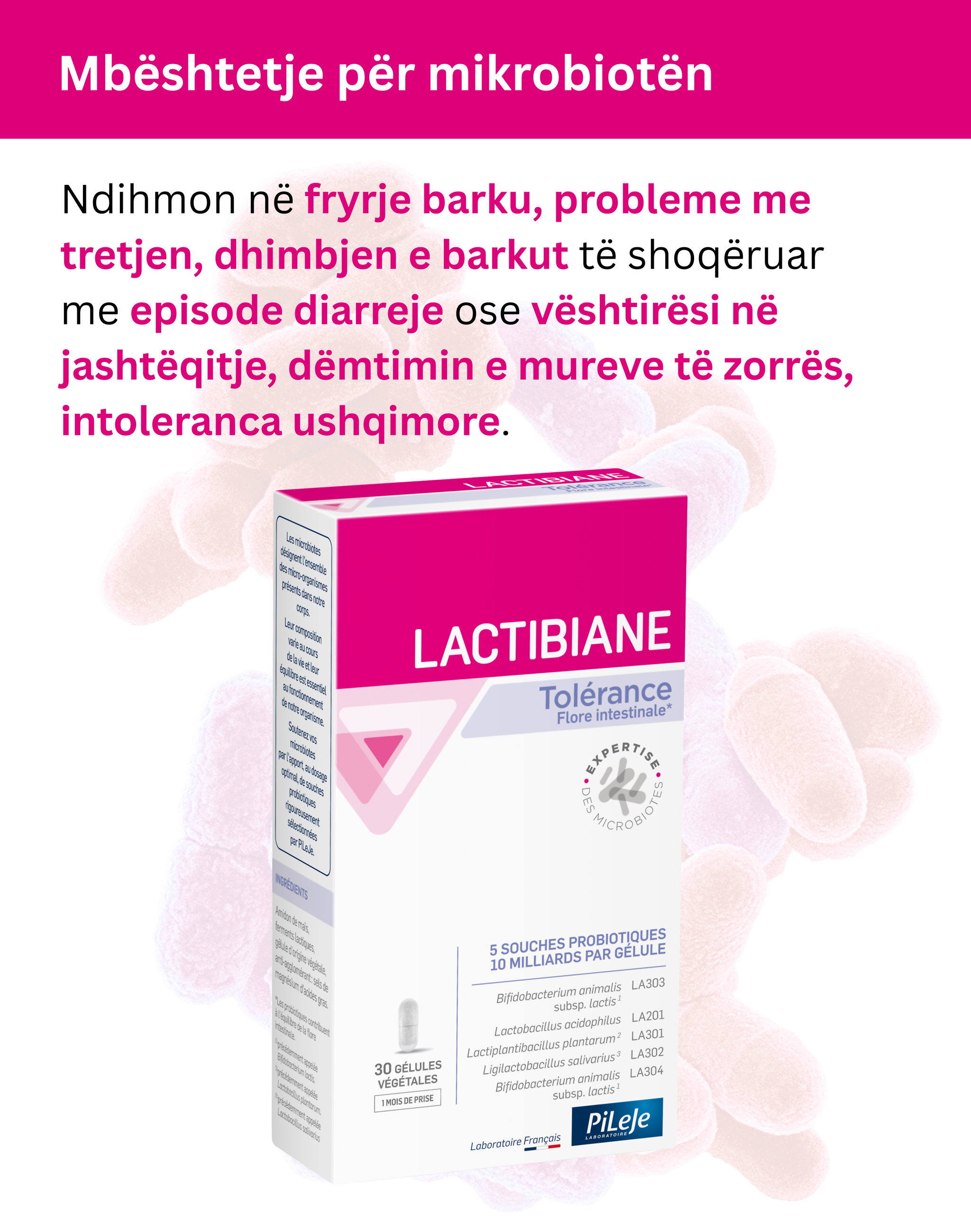 PiLeJe Lactibiane Tolerance *30 Kapsula