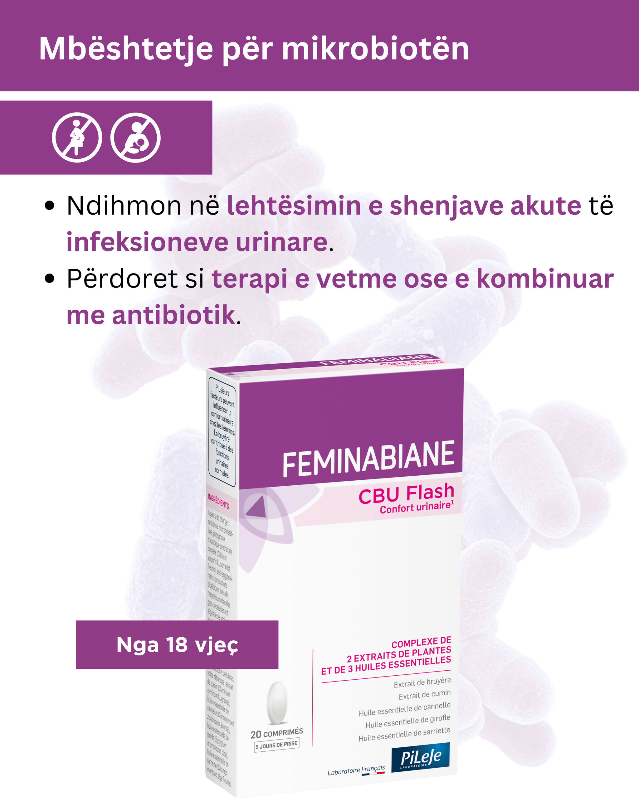 PiLeJe Femibiane CBU Flash *20 Tableta