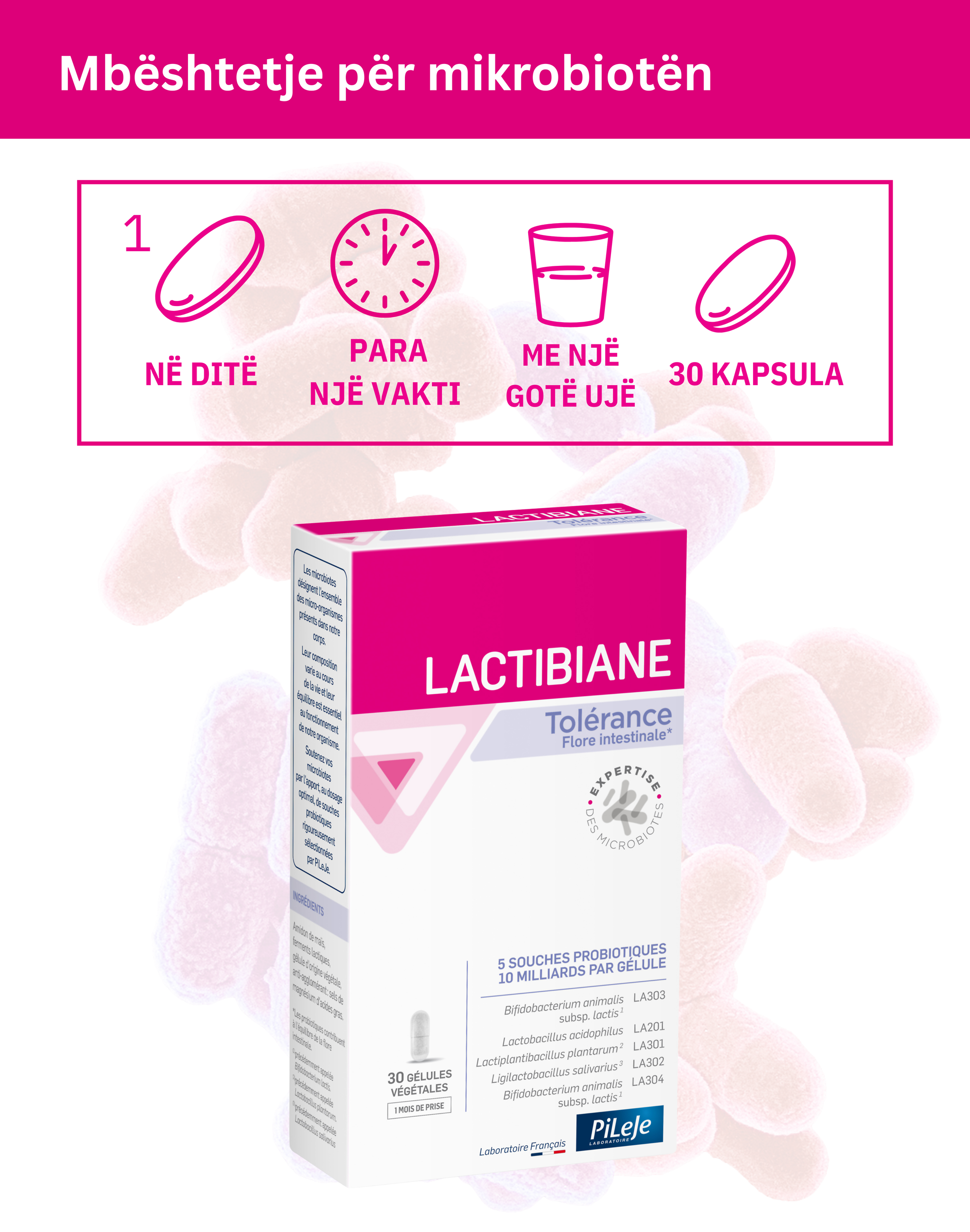 PiLeJe Lactibiane Tolerance *30 Kapsula