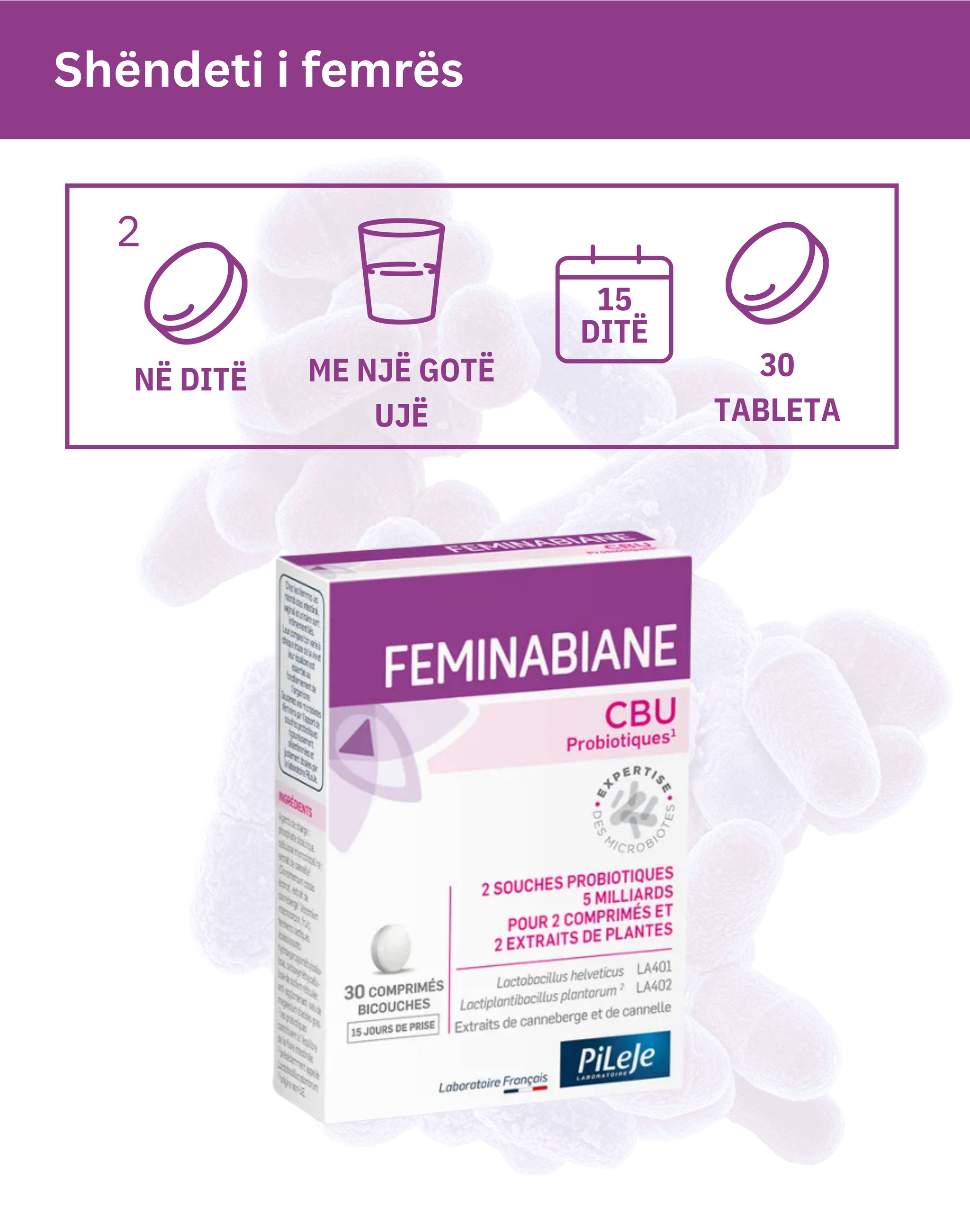 PiLeJe Femibiane CBU *30 Tableta