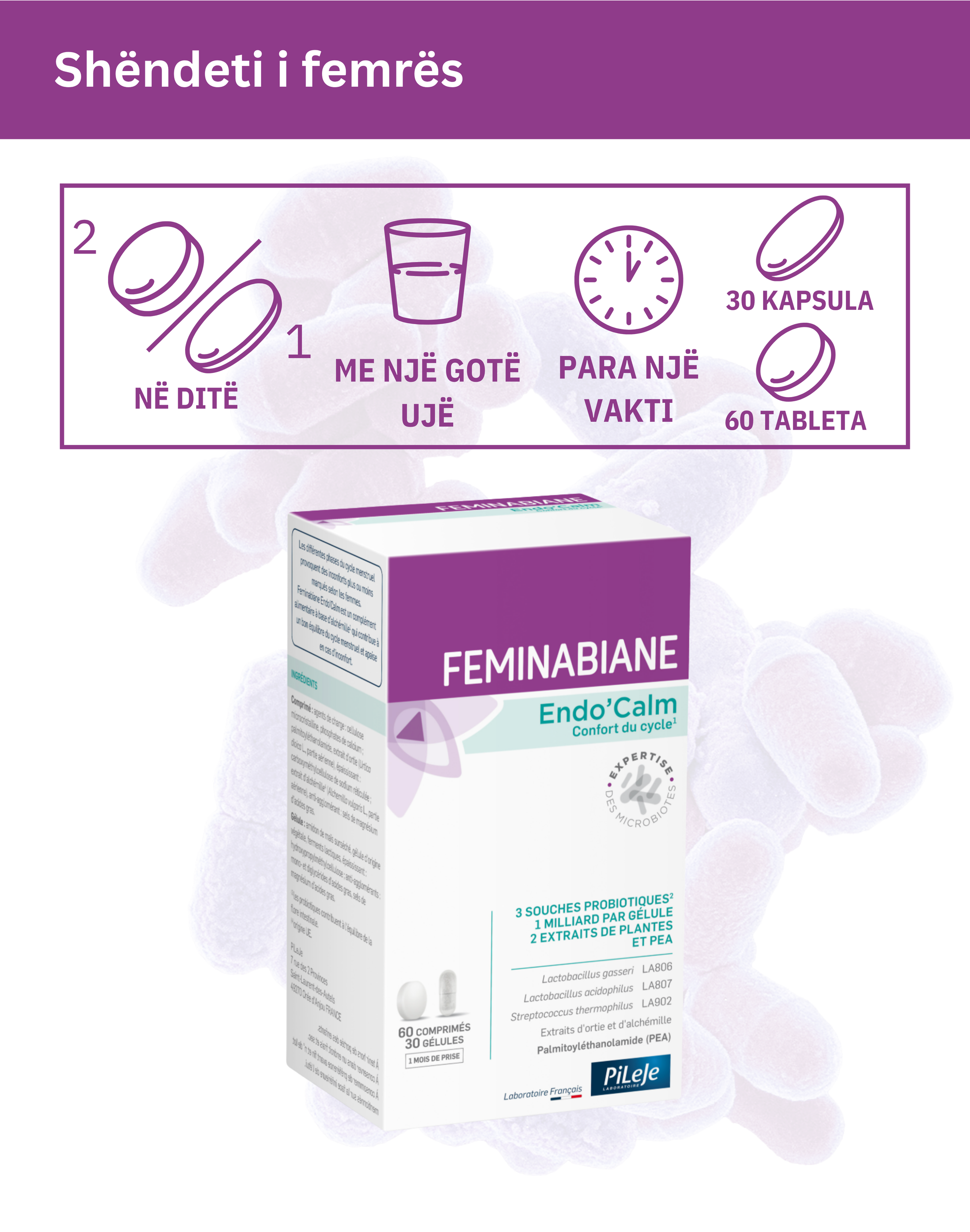 PiLeJe Femibiane EndoCalm *60 Tableta+30 Kapsula