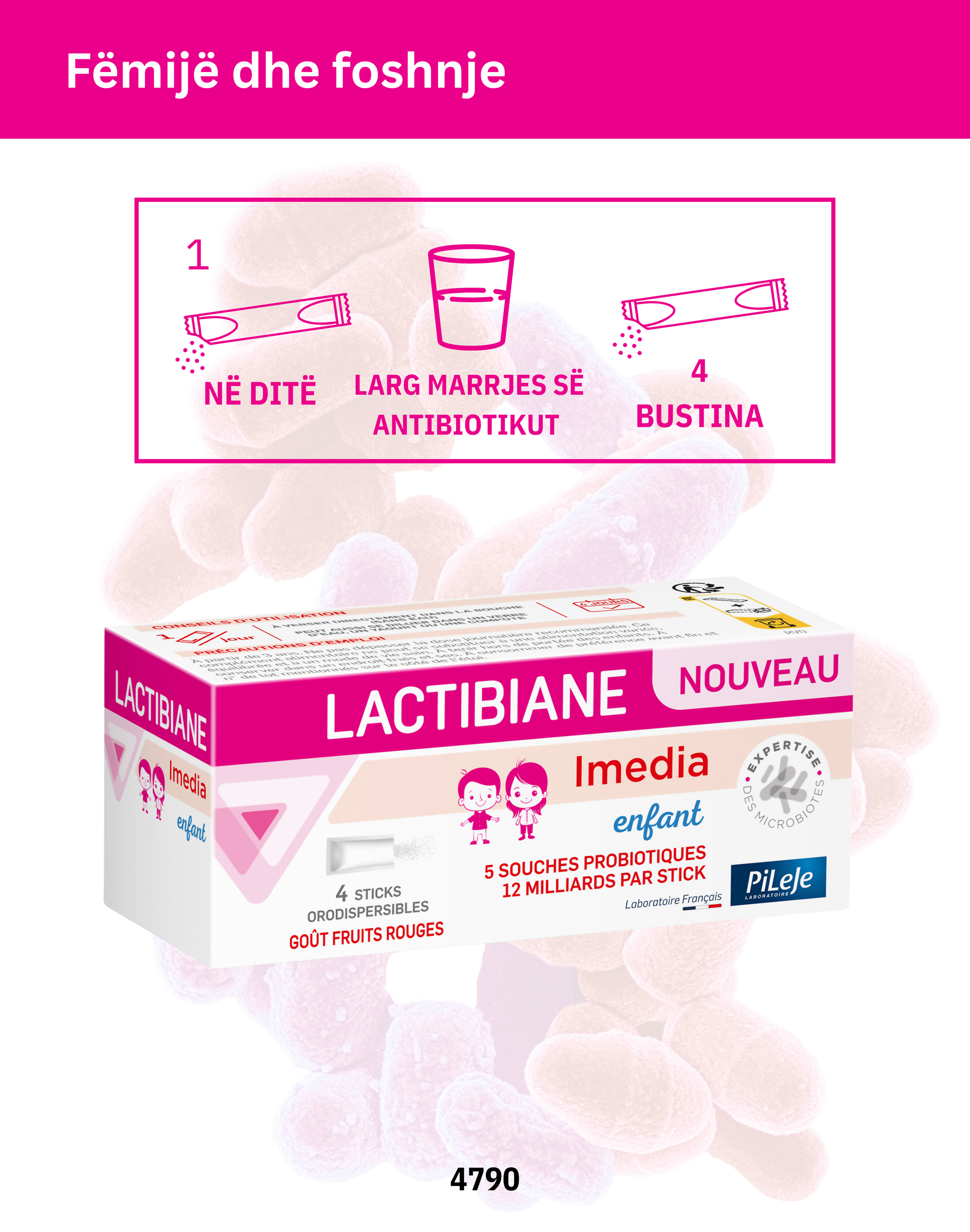PiLeJe Lactibiane Imedia Enfant 4 Bustina