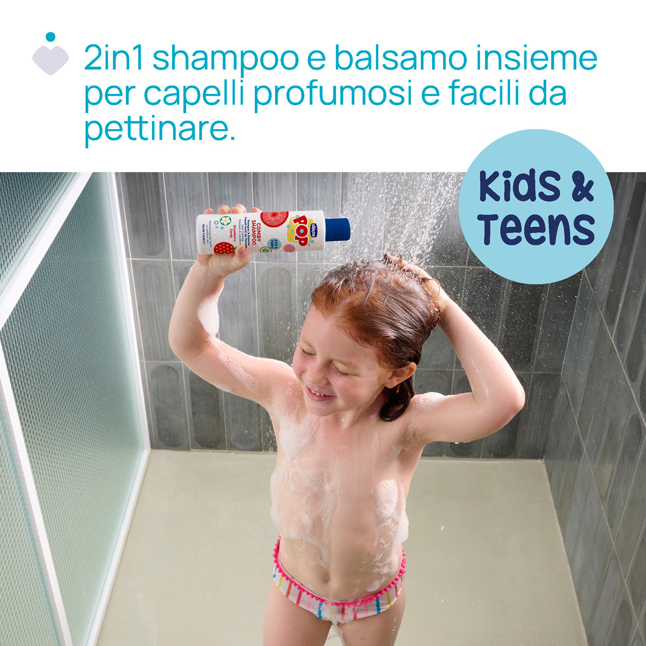 POP Shampo&Balsamo Strawberry Candy 250 Ml 6Y+