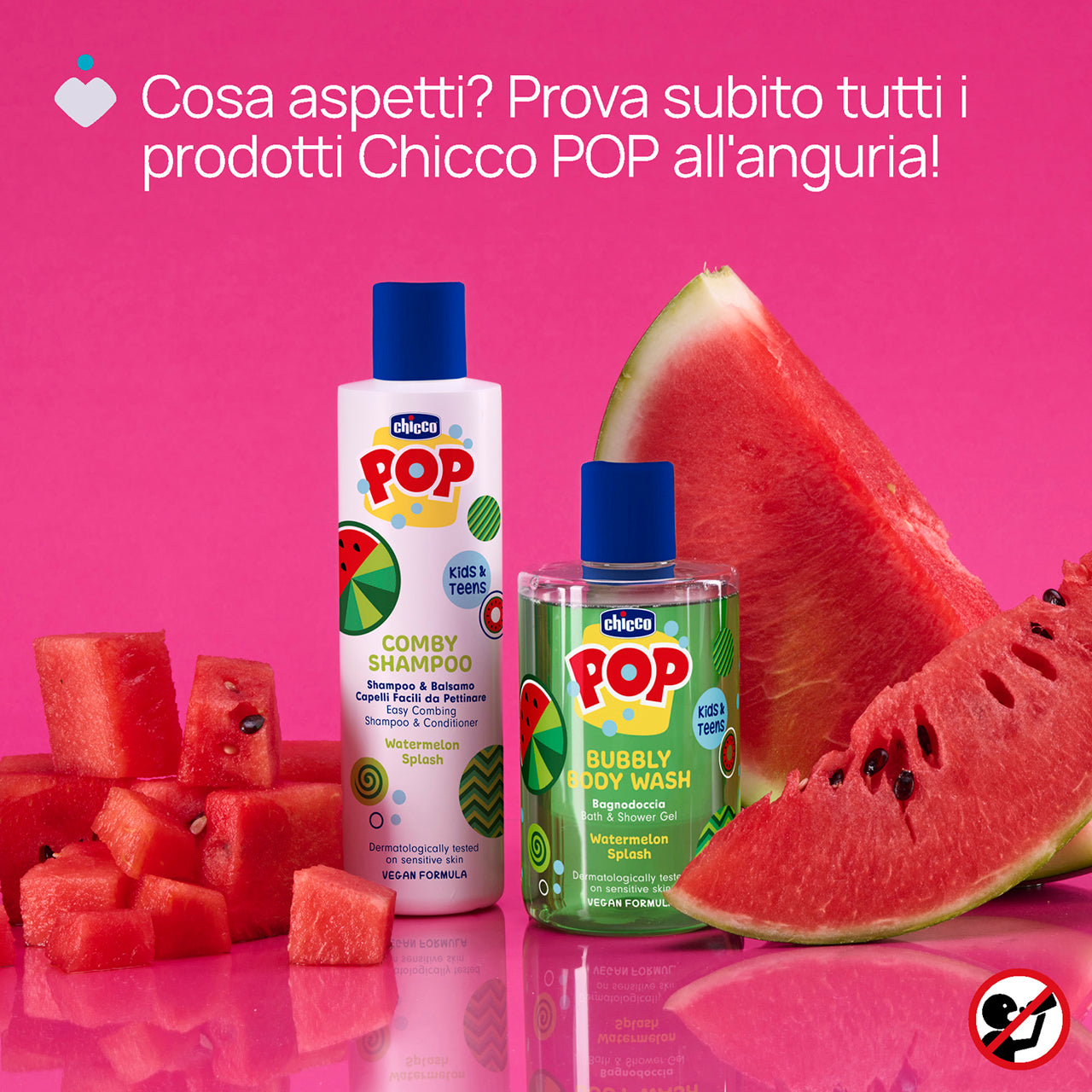 POP Bagnodoccia Watermelon 6Y+ 300ML
