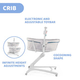 Chicco 4 in 1 Baby Hug Crib – Glacial