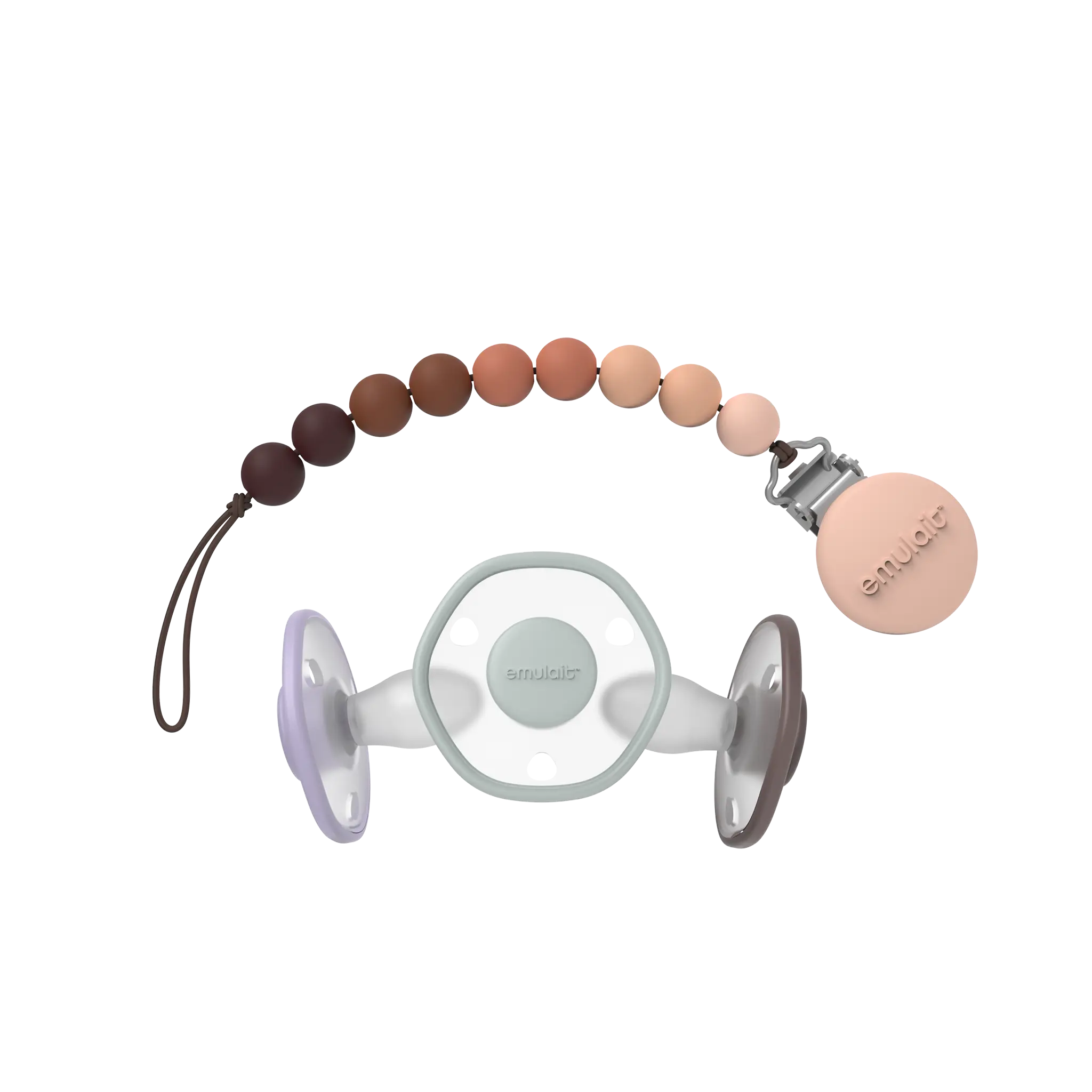 Pacifier 3-Pack and Clip Gift Set