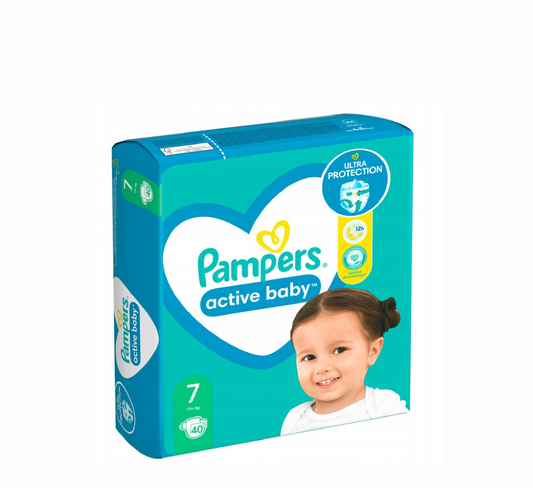 Pampers Active Baby 7 (15+ kg) *40pcs