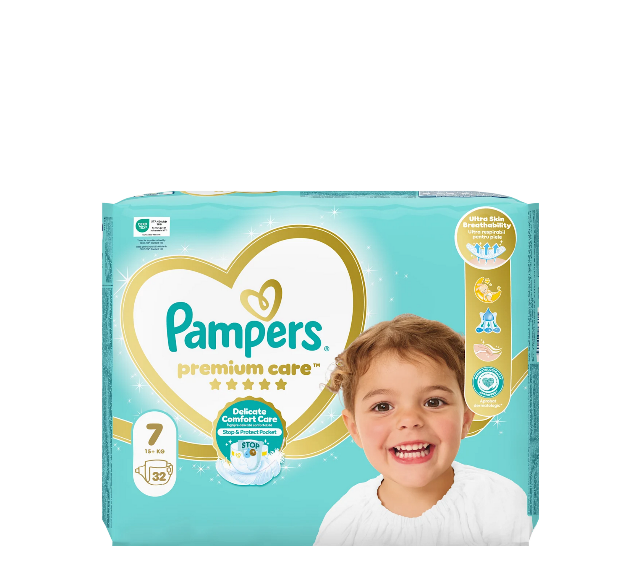 Pampers Premium Care 7 (15 kg+) *32pcs
