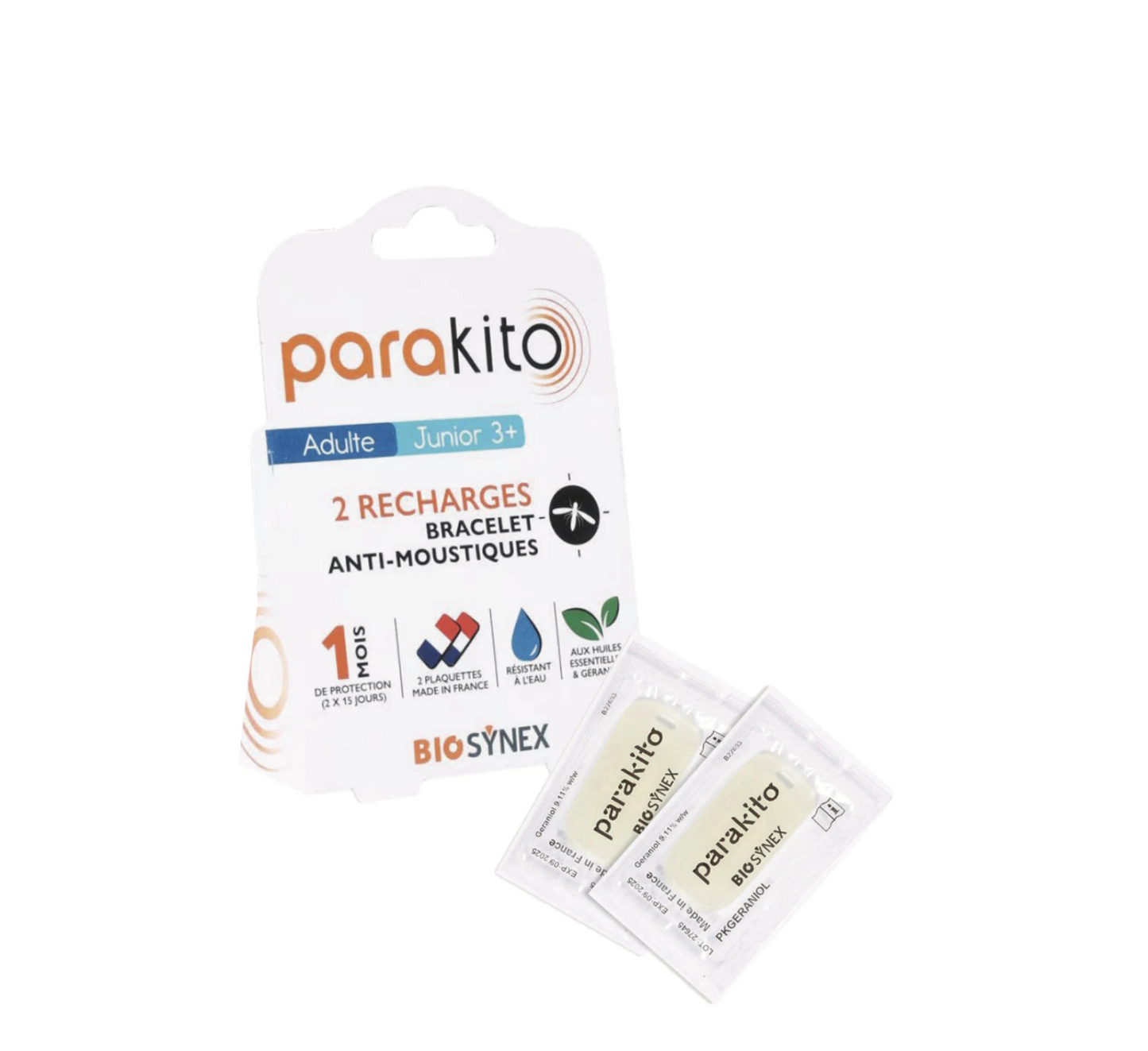 Rrip dore Parakito Anti-Musuito (Për të rritur dhe fëmijë) *2 copë 