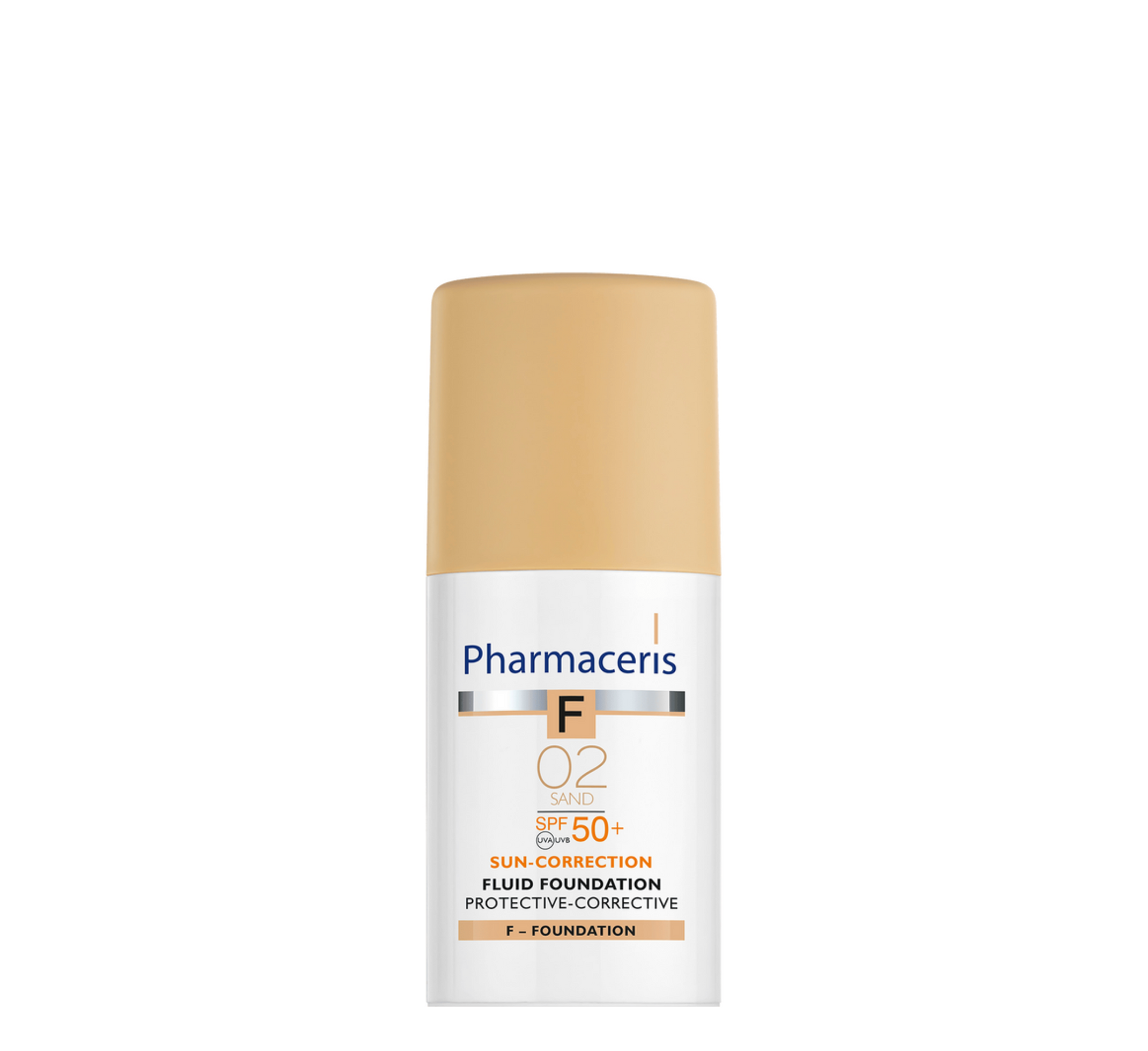 Pharmaceris F FLUID FOUNDATION SPF 50+ SUN-CORRECTION 02 SAND 30 ml