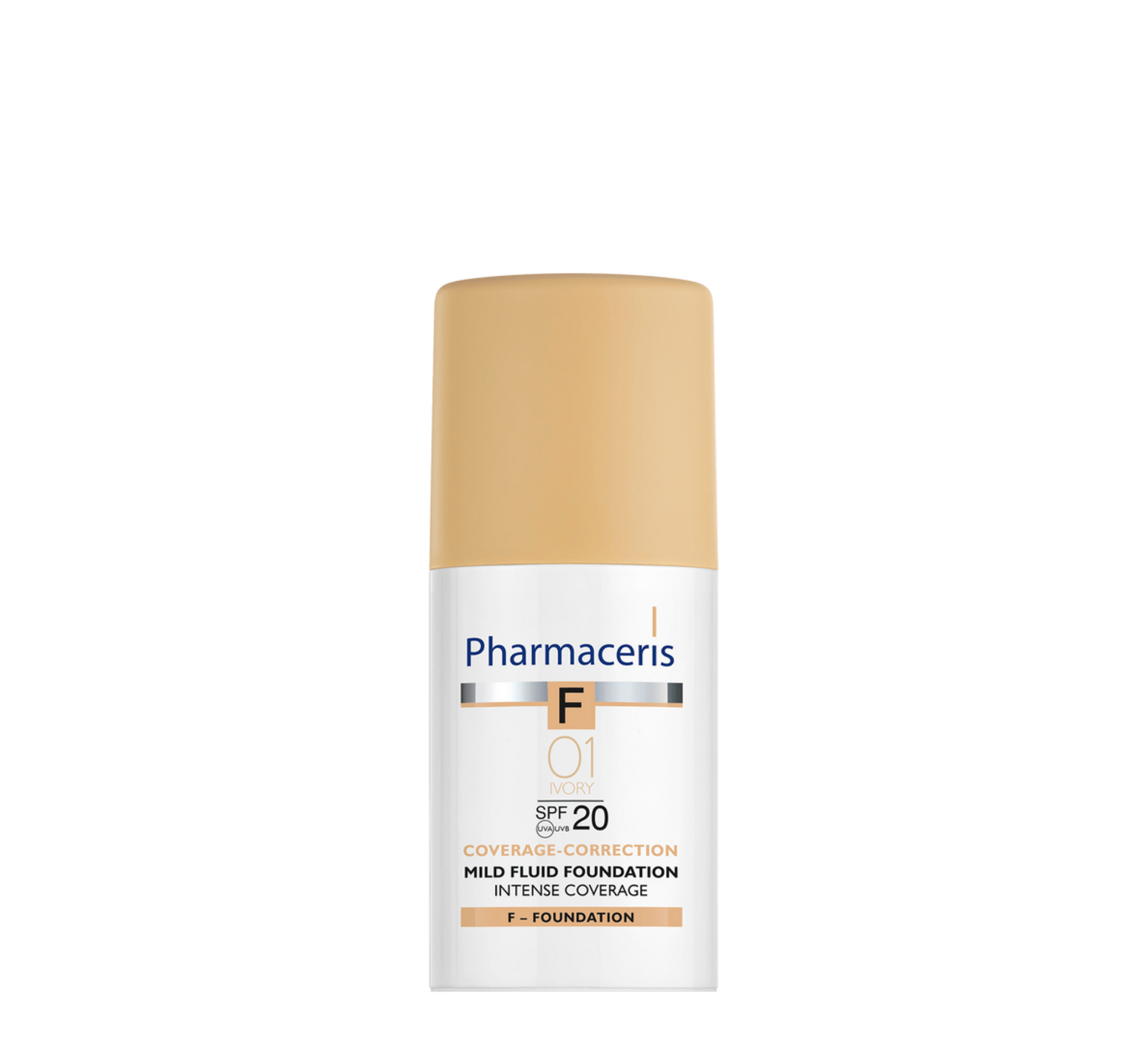 Pharmaceris F MILD FLUID FOUNDATION SPF 20 COVERAGE-CORRECTION 01 IVORY 30 ml