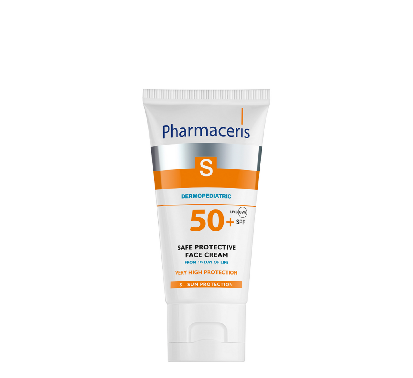 Pharmaceris S БЕЗБЕДЕН ЗАШТИТЕН КРЕМ ЗА ЛИЦЕ SPF 50+ од првиот ден од животот *50 мл