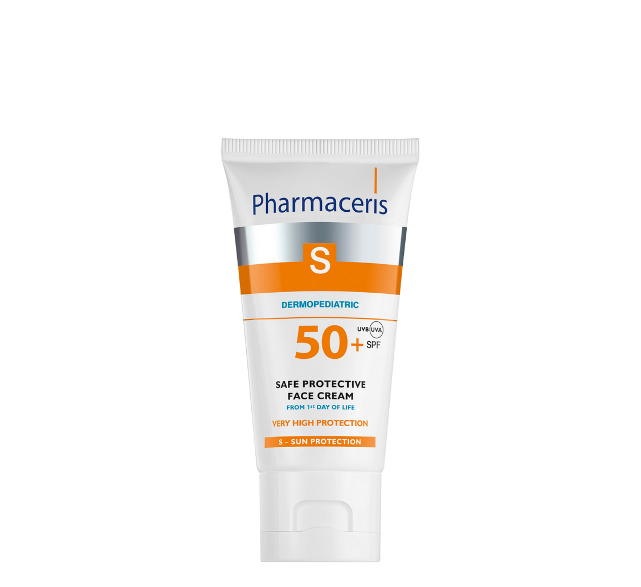 Pharmaceris S БЕЗБЕДЕН ЗАШТИТЕН КРЕМ ЗА ЛИЦЕ SPF 50+ од првиот ден од животот *50 мл