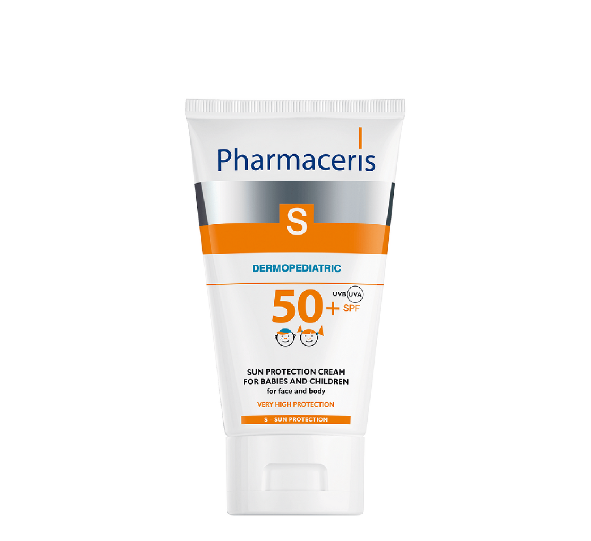 Pharmaceris S крем за заштита од сонце за лице и тело SPF 50+ за бебиња и деца *125 мл