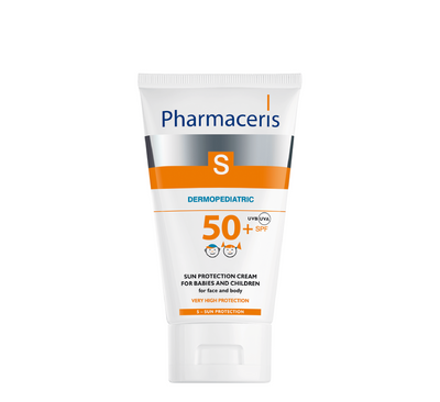 Pharmaceris S крем за заштита од сонце за лице и тело SPF 50+ за бебиња и деца *125 мл
