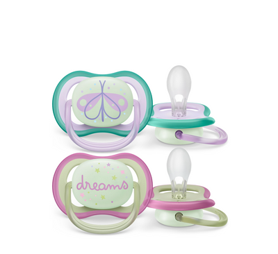 Philips Avent Biberon Rrens Ultra Air Night Time (0-6 Muajsh) *2pcs