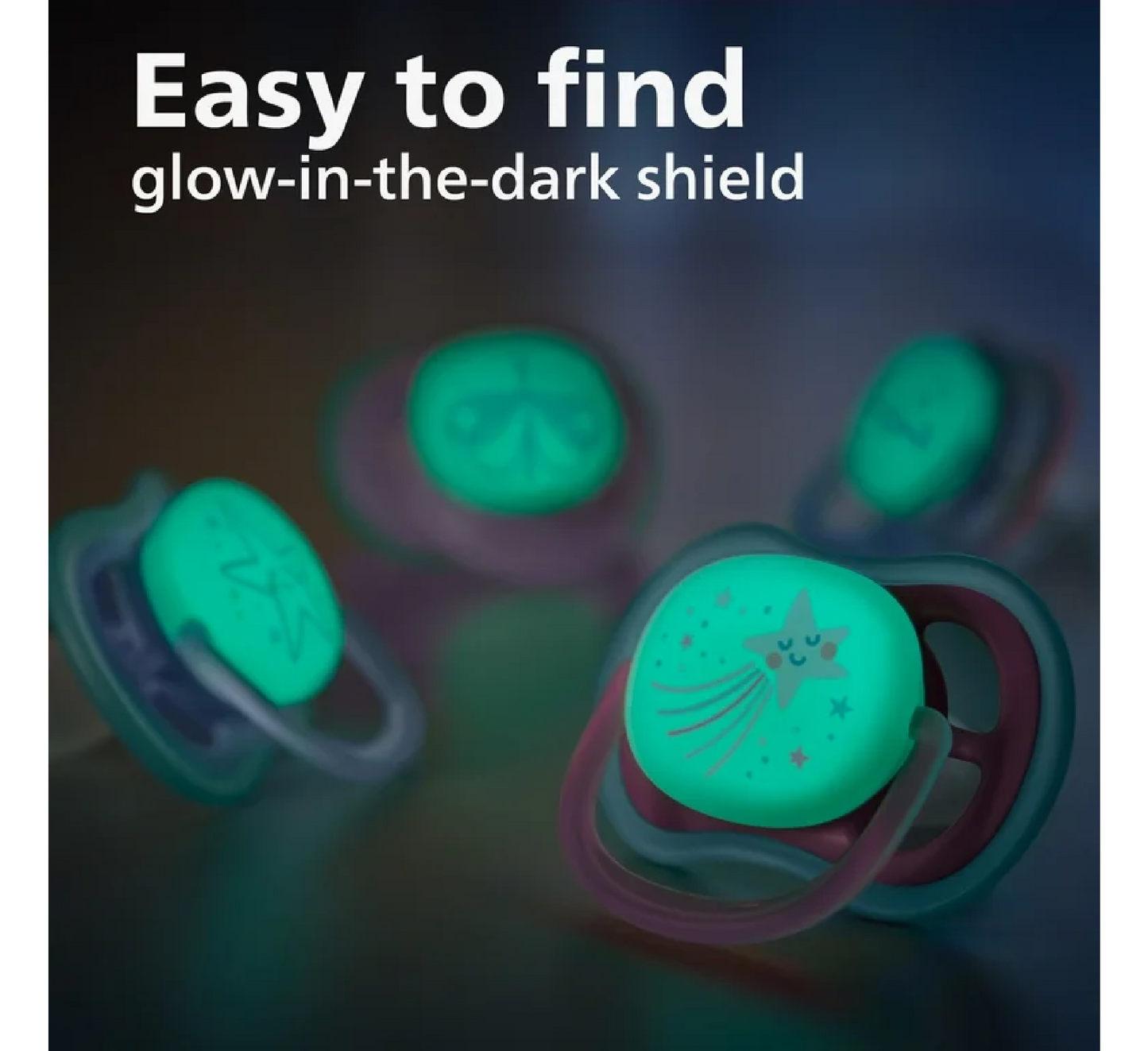 Philips Avent Biberon Rrens Ultra Air Night Time (6-18 Muajsh) *2 copë