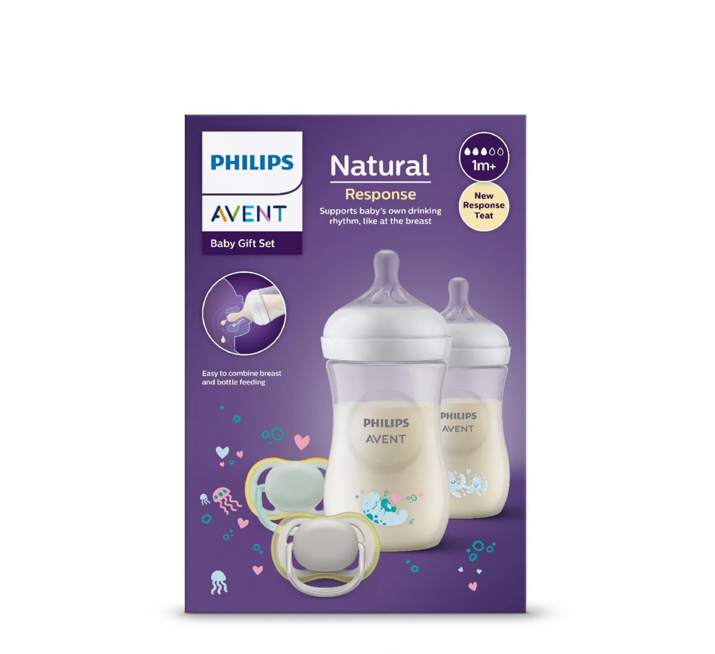 Set Dhurate për Bebe Philips Avent SCD 837/11 Natural Response 