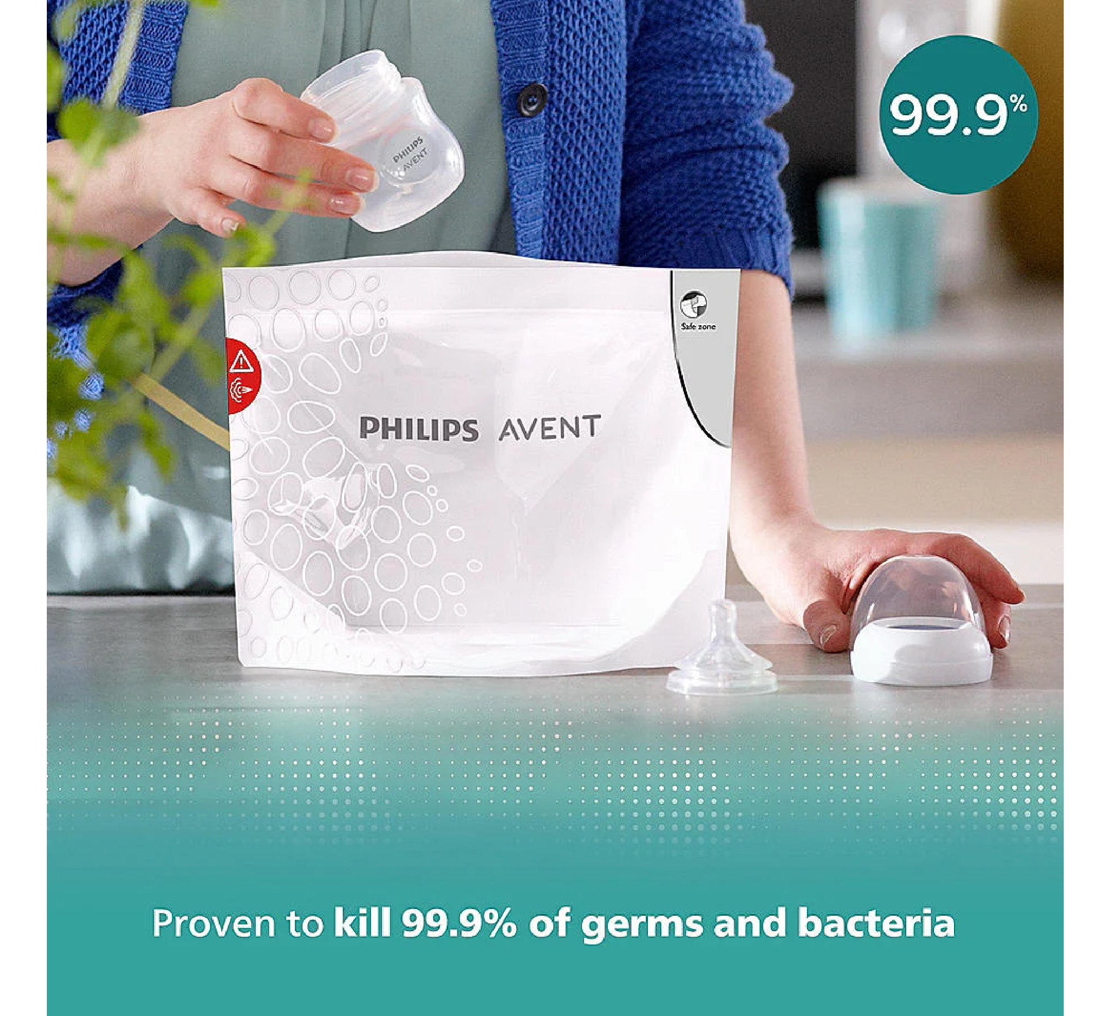 Philips Avent SCF297/05 Microwave Sterilizing Bag *5pcs