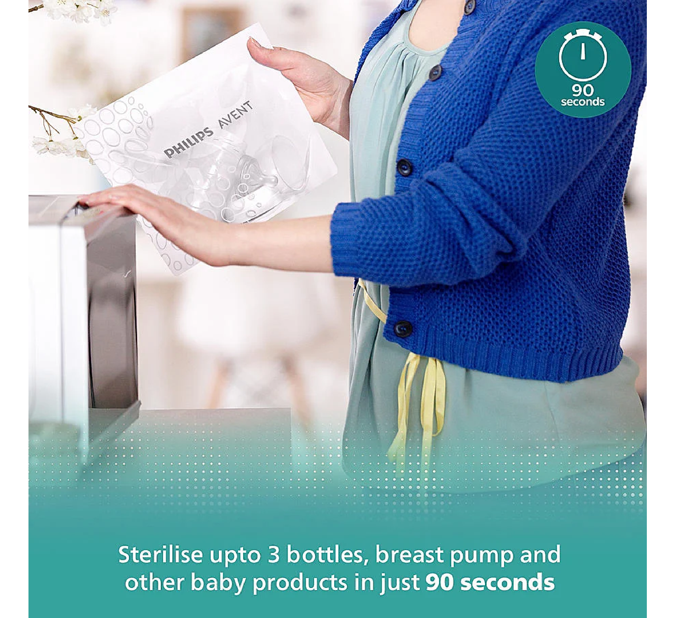 Philips Avent SCF297/05 Microwave Sterilizing Bag *5pcs